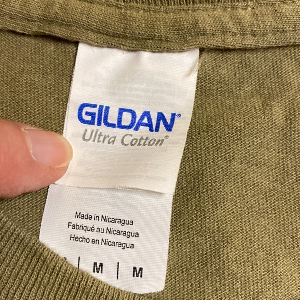 California Bear Print Basic T Shirt - Picture 2 of 5